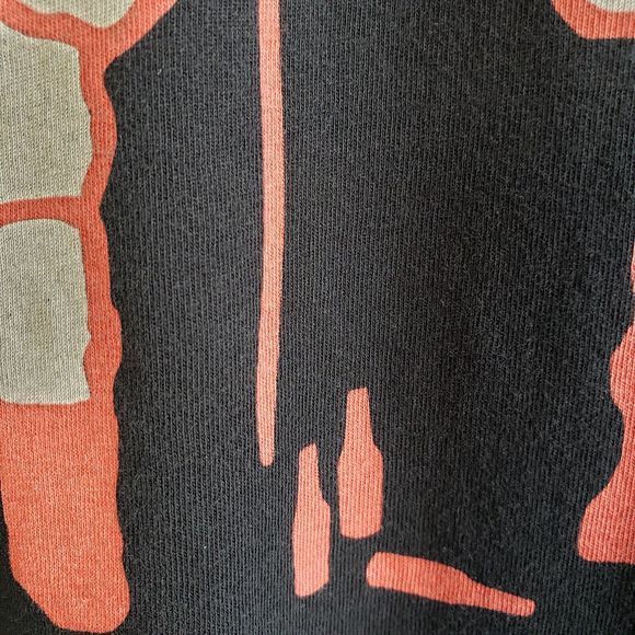 Chaser T Shirt Mens Large Black Graphic of Astronauts w/Beer & US Flag Patriot - Picture 3 of 12